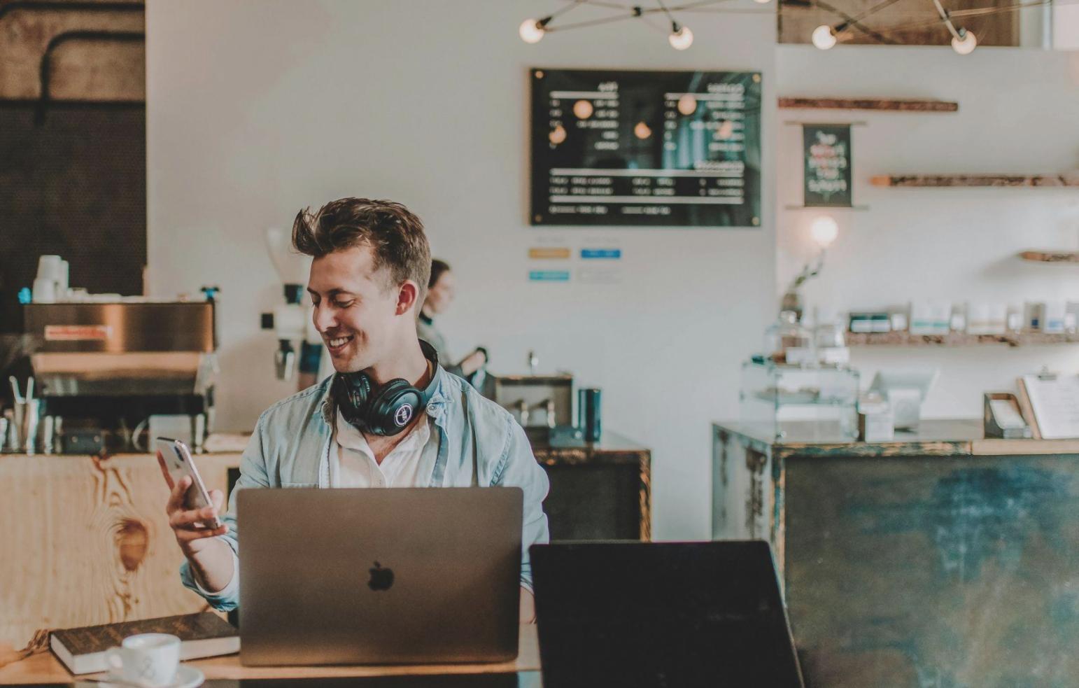 Modern financial planning office with professional meeting space and client consultation area