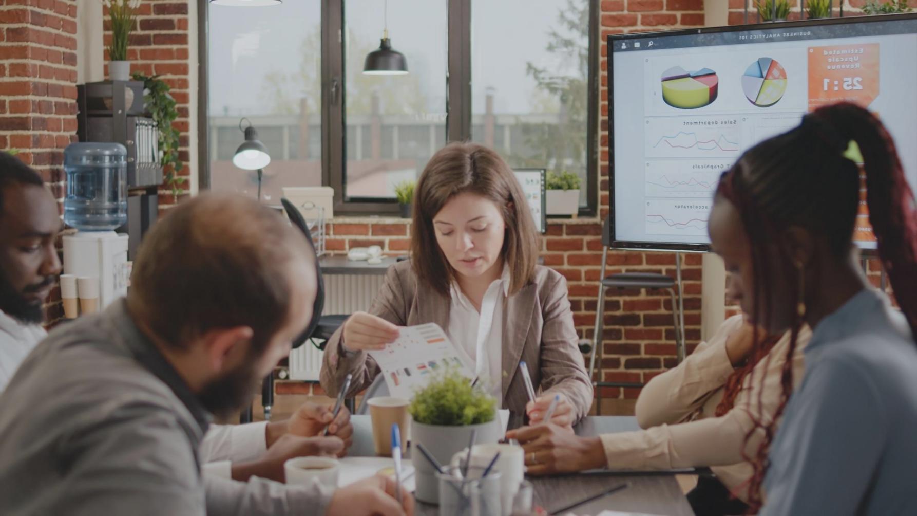 Professional financial planning consultation in comfortable office setting